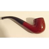 Burgundy Shiny Miniature Pipe for Tobacco Smoking Paris