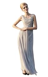 Applique Crystals Fitted Crystal Beaded Lace Chiffon/Taffeta/Tulle Evening Dress/Prom Dress 