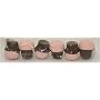 Range Kleen Set of 6 Cup Cake Holder, Pink