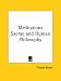 Book Meditations Sacrae and Human Philosophy