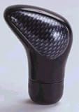 Toucan TK510SC Ractive Soft Touch Shifter Knob - Black-Carbon Fiber Eye