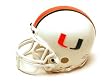 Miami Hurricanes Miniature Replica NCAA Helmet w/Z2B Mask by Riddell