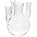 Chemglass CG-1530-47 Glass 1000mL Round Heavy Wall 4 Neck Bottom Boiling Flask with 45/50 and 24/40 Standard Taper Outer Joint