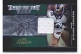 2008 Playoff Prestige Prestigious Pros Materials Green #16 Steven Jackson - Saint Louis Rams (Piece of Authentic Game-Worn Jersey - Serial #d to100) (Football Cards)