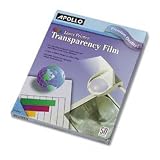 ACCO BRANDS / Color laser printer/copier transparency film, no side stripe, 50 sheets/box / APOCG7070 / Sold as 1 Box / Mfr Part # CG7070 \*/ Color laser printer/copier transparency film, no side stri