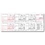 IRS Approved Tax Form - 1099-MISC 3-part Laser Set