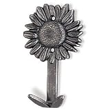 78 x 34mm Antique Tin Edelweiss Hook