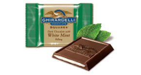Ghirardelli Chocolate Squares Dark Chocolate with White Mint Filling by Ghirardelli Chocolate Company
