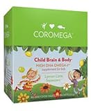 Coromega Child Brain & Body, 30 packets lemon-lime squeezers