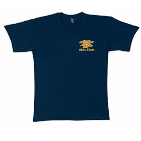 Navy Blue Official Navy Seals Team Logo T-Shirt