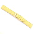 Watchband Genuine Lizard Yellow 20mm