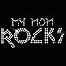 Women's Sweatshirt : My Mom Rocks - Embellished Rhinestone Design for Daughter