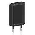 Wicked Chili Pro Series Netzteil - Ultra Slim - USB Adapter für Handy, Tablet, eBook Reader, Smartphone (1000 mA, 100-240V, schwarz/black)