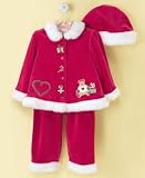 First Impressions Baby Girl Holiday Jacket & Pant Set