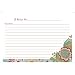 CR Gibson 5 by 7-Inch Raymond Waites Piccadilly Design Recipe Cards, 40-Count