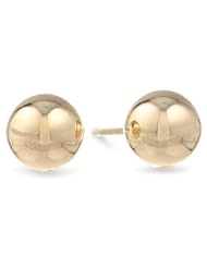 18k Gold 5mm Ball Studs
