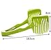 Homegifts Tomato Slicer Clamp Universal Slicer Lemon Slicer Divider Clip Onion Slicer Holder Food Clip Fruit Vegetable Tools Kitchen Utensil(Green)