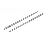 uxcell 磁気T10 トルクス スクリュードライバー ビット ラウンドシャンク　グレー 2本入り 5mmx150mm