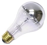 Halco 101180 A19CL60/SB Silver Bowl Light Bulb