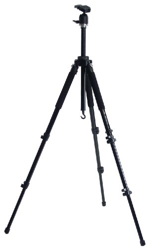 ALZO Large 74 in all metal Ball Head Tripod (Black)- with camera quick release with safety latch - by alzodigital.com On Sale