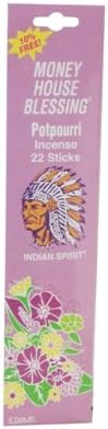 Money House Blessing Potpourri Incense 22Sticks 36 UNIT PACK