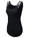 Doublju Women Sleeveless Lace High low Button Down Girlish Tank Top