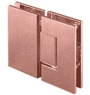 Buy CRL Geneva 180 Series Polished Copper 180 Glass-to-glass Standard Hinge (CRL Showers, Plumbing, Bathtubs Showers & Saunas, Showers, Shower Doors)