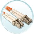 3ft Fiber Optic Cable LC to LC Connector MultiMode Duplex 62.5/125 Micron (6 pack)
