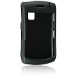 Rubber Black Case Cover Snap On Protective for BlackBerry 8330 8300