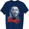 Three 3 Stooges Curly WHY SOITENLY T-shirt Tee Shirt