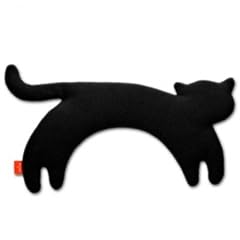 Kazik Leschi W�rmekissen Nacken Katze 590 g, schwarz