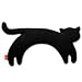 Kazik Leschi W�rmekissen Nacken Katze 590 g, schwarz