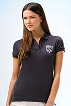 Short Sleeve Stretch Pique Polo with Logo Patch