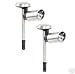 4 X STAINLESS STEEL WHITE LED SOLAR GARDEN SPOTLIGHT