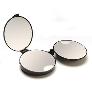 Floxite Fl-3lcp 15x and 7x and 1x Led Lighted Compact With 3 Mirrors, Black courses shop 