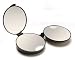 Swing Out 1x, 7x, and 15x Lighted magnification Compact Mirrors in a Black Case