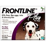 Frontline Plus 3pk Large 45-88 Lbs
