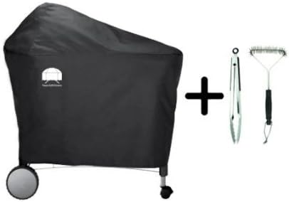 Texas Grill Weber Performer Deluxe Charcoal Grill, 22-Inch Including Brush and Tongs