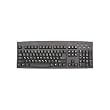 Arabic and English Black Wired USB Computer Keyboard Standard