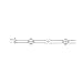14K White Gold 0.13 ct. Diamond Fancy Bracelet -7''