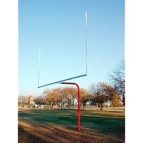 <b>Single Pole Pitch Fork Football Goal-College- Pair Of 2</b>