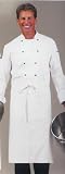 30' Classic Chef Waist Apron - White