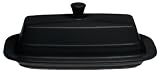 Fiesta Black 494 7-Inch Covered Butter Dish