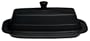 Fiesta 2-Piece Covered Butter, Black