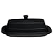 Fiesta 2-Piece Covered Butter, Black