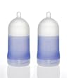 Adiri BPA Free Natural Nurser Ultimate Bottle Stage 2 Blue, Med Flow (3-6 months) - 2 Pack
