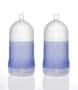 Adiri BPA Free Natural Nurser Ultimate Bottle Stage 2 Blue, Med Flow (3-6 months) - 2 Pack