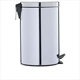 IMAGE OF Round Step-On Trash Can in Stainless Steel (3.125 Gal)
