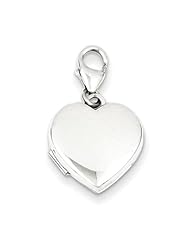 Sterling Silver 15mm Heart Locket