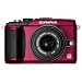 Olympus PEN E-PL2 12.3 MP CMOS Micro Four Thirds Interchangeable Lens Digital Camera with 14-42mm Lens (Red)